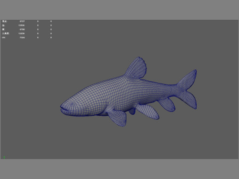 Fish 001 3D Модель