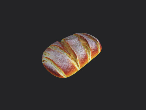 Bread 001 3D 模型