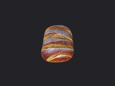 Bread 001 3D Модель