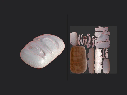 Bread 001 3D Model