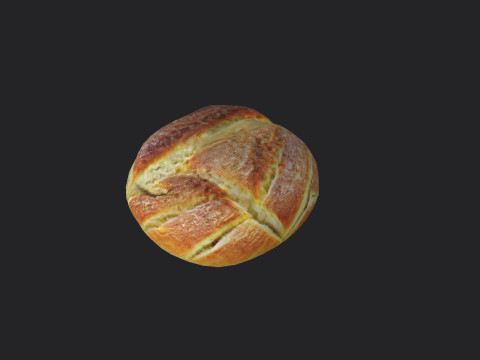 Bread 002 3D Модель