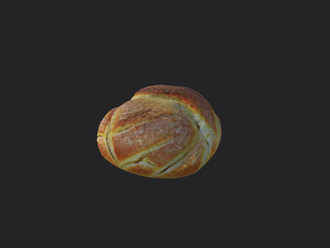 Bread 002 3D Model