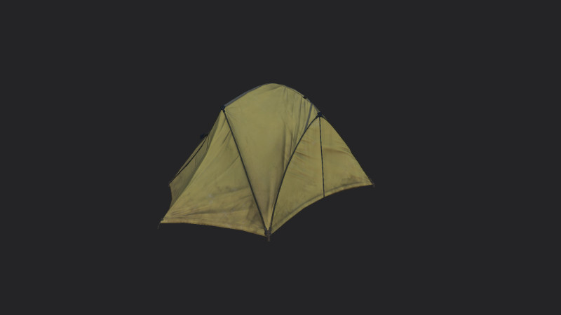 Tent 001 3D Model .c4d .max .obj .3ds .fbx .stl .blend 