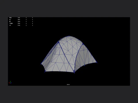 Tent 001 3D Model