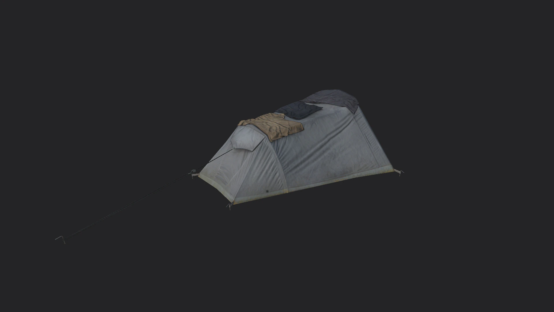 Tent 002 3D Model .c4d .max .obj .3ds .fbx .stl .blend 