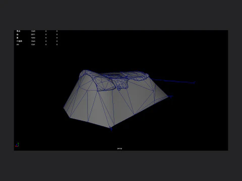 Tent 002 3D Model
