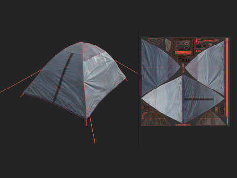 Tent 003 3D Model