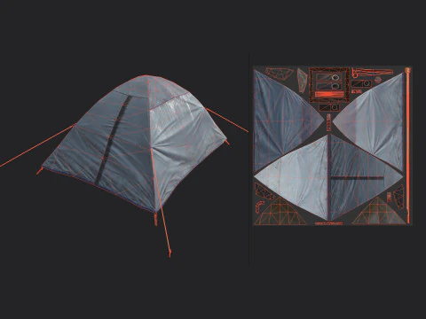 Tent 003 3D Model