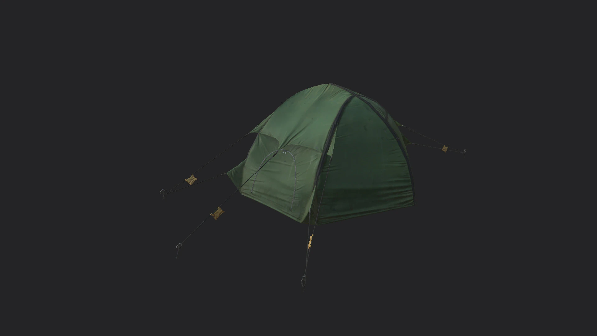 Tent 004 3D Model .c4d .max .obj .3ds .fbx .stl .blend 
