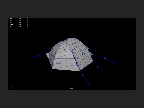 Tent 004 3D 模型
