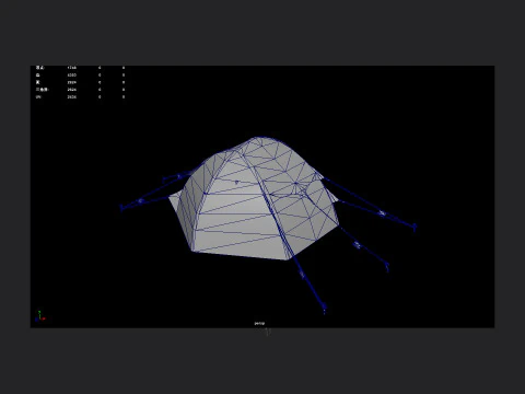 Tent 004 3D Model