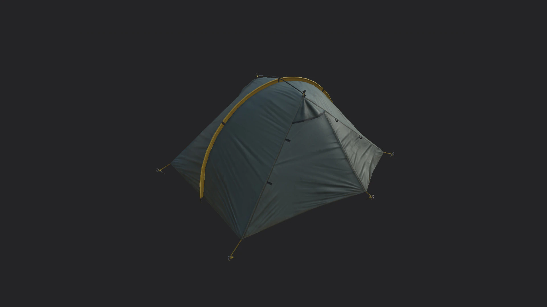 Tent 006 3D Model .c4d .max .obj .3ds .fbx .stl .blend 