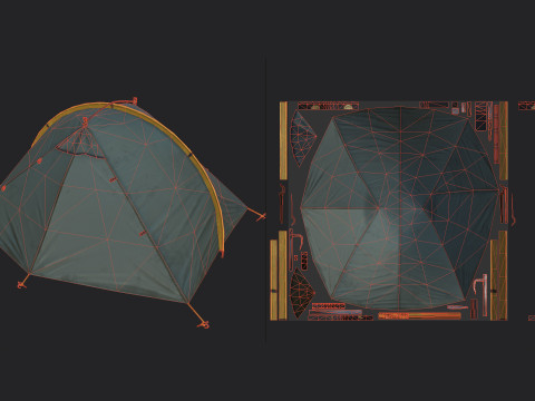 Tent 006 3D Model