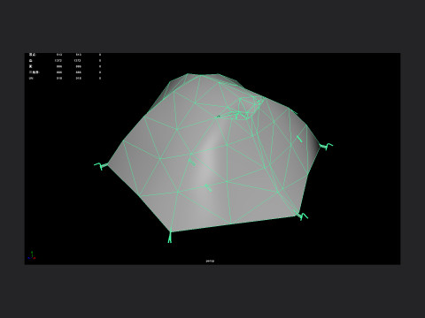 Tent 007 Modello 3D