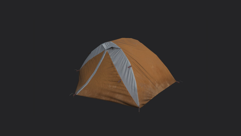 Tent 007 Modello 3D .c4d .max .obj .3ds .fbx .stl .blend 