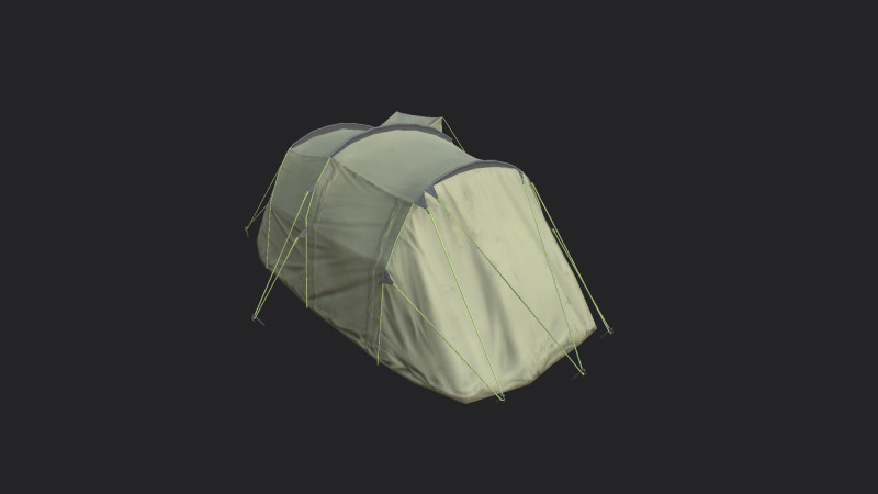 Tent 008 3D 模型 .c4d .max .obj .3ds .fbx .stl .blend 