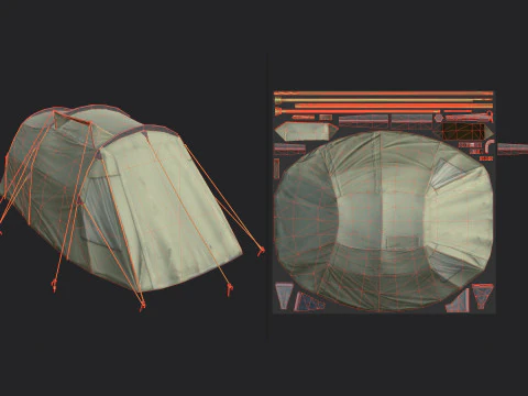 Tent 008 3D Model