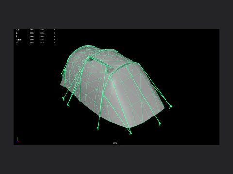 Tent 008 3D Model