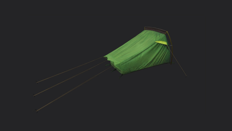 Tent 011 3D Model .c4d .max .obj .3ds .fbx .stl .blend 