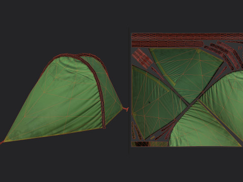 Tent 012 3D 模型