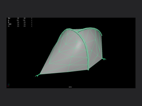 Tent 012 3D 模型