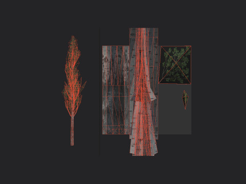 Tree 008 3D 모델