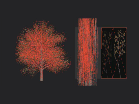 Tree 014 3D 모델