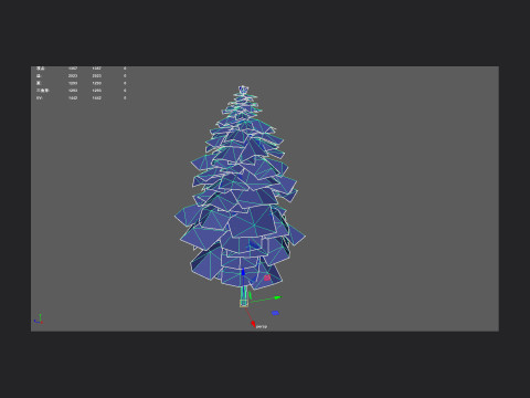 Tree 018 3D 모델