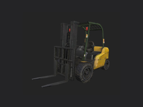 Forklift 001 3D मॉडल