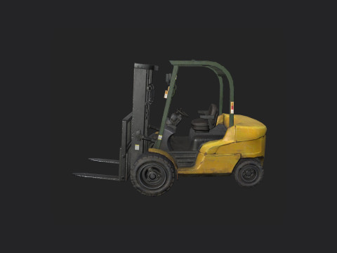 Forklift 001 Modello 3D