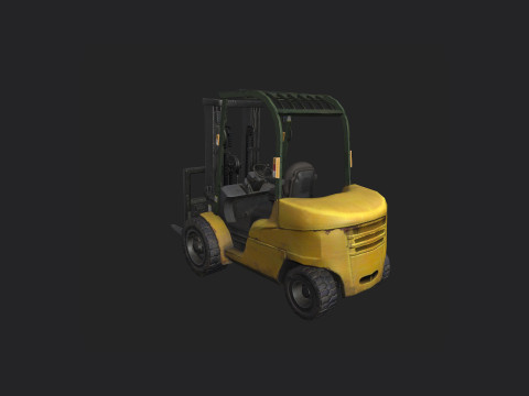 Forklift 001 Modello 3D