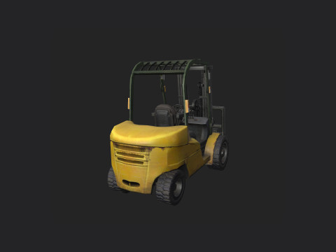 Forklift 001 Modello 3D