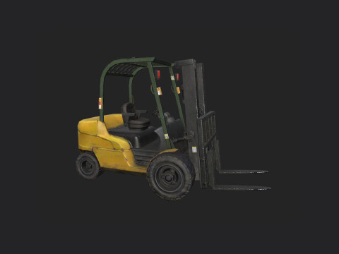 Forklift 001 Modello 3D