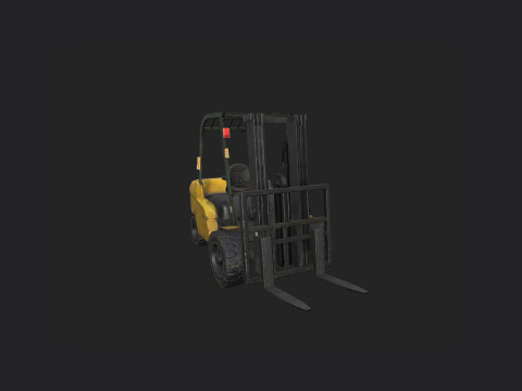 Forklift 001 Modello 3D
