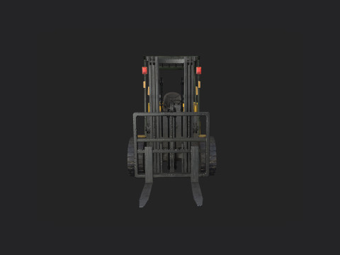 Forklift 001 Modello 3D
