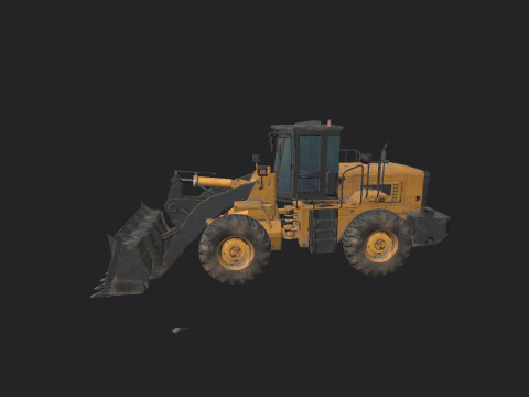 Forklift 002 3D Model