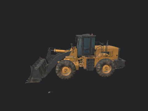 Forklift 002 3D Model