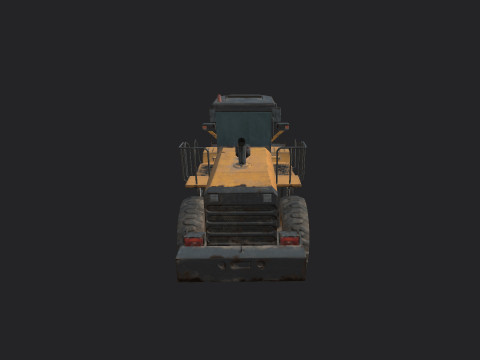 Forklift 002 3D Model