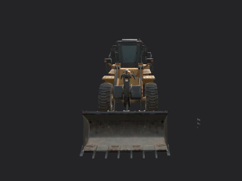Forklift 002 3D Model