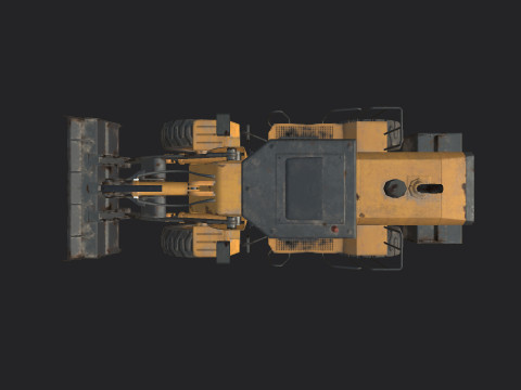 Forklift 002 3D Model