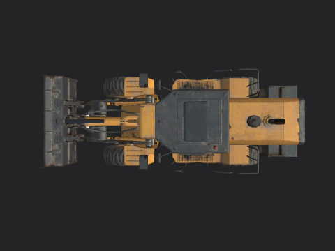Forklift 002 3D Model