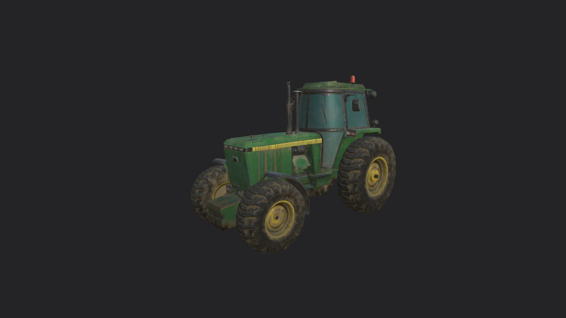 Tractor 001 Modèle 3D .c4d .max .obj .3ds .fbx .stl .blend 