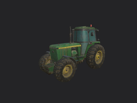 Tractor 001 Modèle 3D
