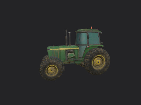 Tractor 001 Modèle 3D