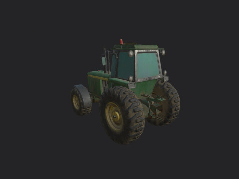 Tractor 001 Modèle 3D