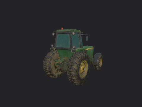 Tractor 001 Modèle 3D