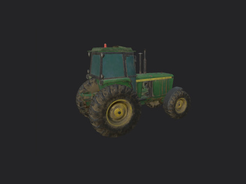 Tractor 001 Modèle 3D