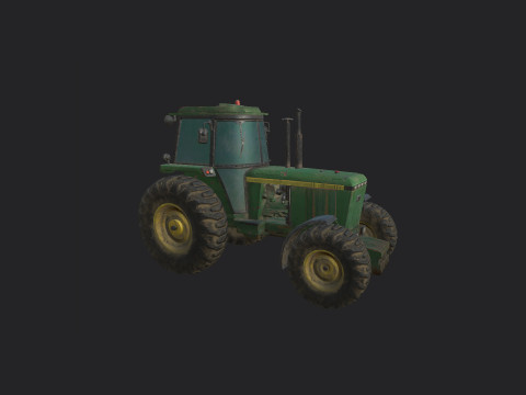 Tractor 001 Modèle 3D