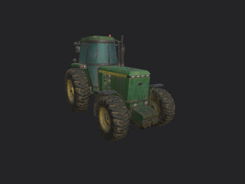 Tractor 001 Modèle 3D