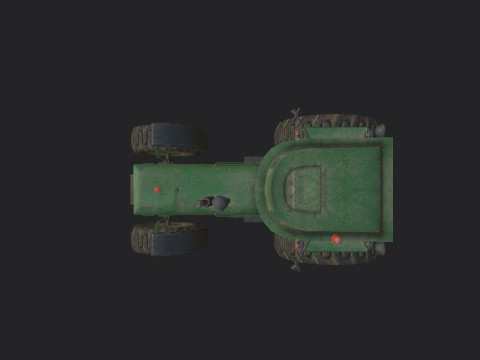 Tractor 001 Modèle 3D